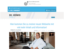 Tablet Screenshot of dr-herwig.com